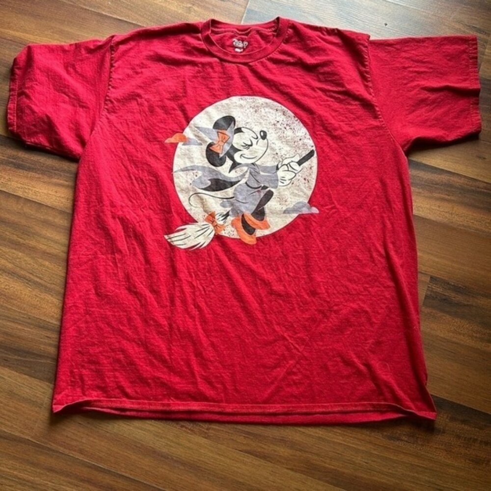 Disney Minnie Mouse Broom Stick Witch Costume XXL